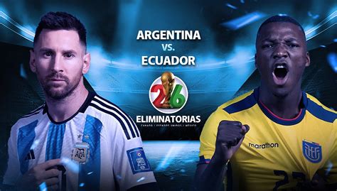 tarjeta roja ecuador vs argentina en vivo